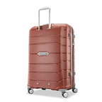 Freeform Large Checked Luggage with Dual 360° Spinner Wheels (Checked-Large Spinner / Orange)