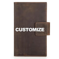 CONTACTS Customized Family Passport Holder for 4 Passport Wallet Compatible with Airtag Personalized Name Passport Cover (Customized)