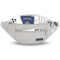 Large Grey Fanny Pack Crossbody Bags for Women Men Fashion Waist Bag (Cloud Grey / Large)