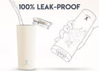 24 oz Insulated Travel Coffee Mug (Cream / 24 Ounces)
