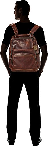 Men's Logan Antique Pull Up Backpack (One Size / Dark Brown Antique Pull Up)