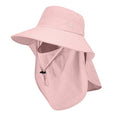 Sun Hat for Men Women with Neck Flap (6 3/4-6 7/8 / 1pack-style2-pink (With Face Cover))