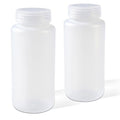 16 oz Plastic Bottles with Lids (Translucent / 16-oz)