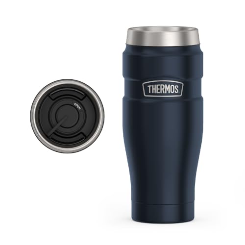 Stainless King Stainless Steel Tumbler (Midnight Blue / 16 Ounces / No Handle)