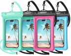 IP68 Waterproof Phone Pouch (Assorted Colors 4 pack)