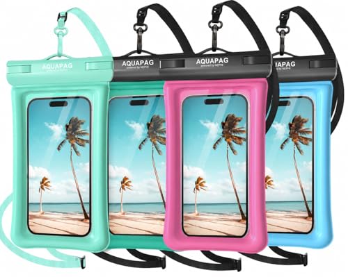 IP68 Waterproof Phone Pouch (Assorted Colors 4 pack)