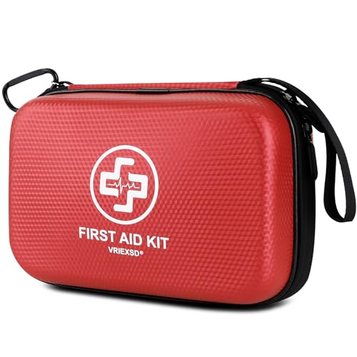 Premium 320 Piece First Aid Kit (Red / 5.88 x 8.65 Inch)