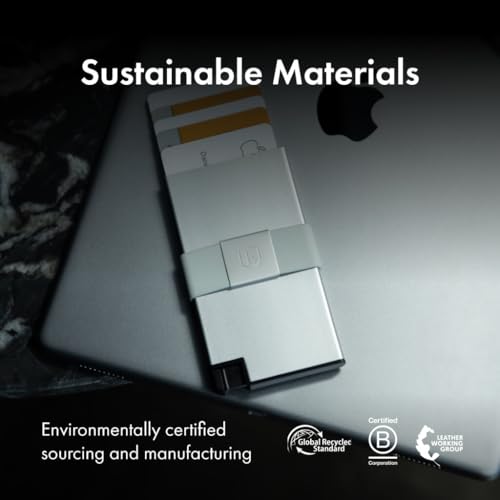 Aluminum Cardholder Wallet for Men (Silver)