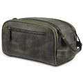 Leather Toiletry Bag for Men (Olive)