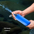 TPU Collapsible Flask BPA (500ml/16.9oz - Y - Blue - Pack of 2)