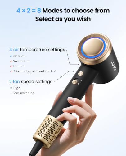 Hair Dryer with Diffuser (Black)