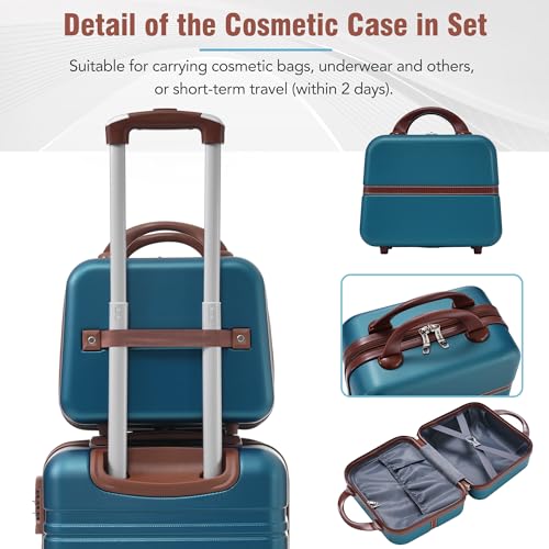 Luggage Set 2 Piece (Vintage Luggage / Blue(12+20+28))
