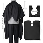 Salon Professional Barber Cape with Multi Position Snap Closure Hair Cutting Kits Thin Hairdressing Capes for Unisex 47” * 56” (47 * 56)
