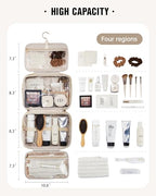 Toiletry Bag with Hanging Hook (A-Beige)