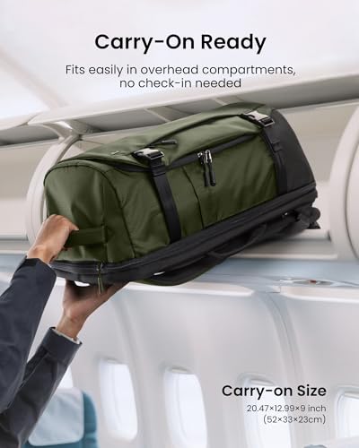 Travel Backpack 40L (Green-ripstop / 40L)
