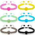 6 Pcs Motion Sickness Bracelets Cruise Essentials (Bright Colors)