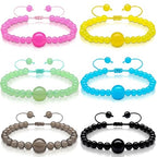 6 Pcs Motion Sickness Bracelets Cruise Essentials (Bright Colors)