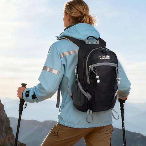 Hiking Backpack With Rain (Black / 20L)