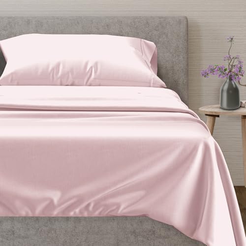100% Egyptian Cotton Twin Size Sheet Set (Twin / 08 - Blush)