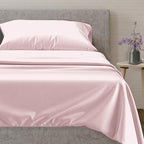 100% Egyptian Cotton Twin XL Size Sheets Set (Twin XL / 08 - Blush)