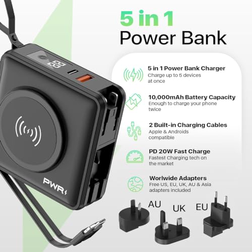PWR Travel PRO 5 (Black with Black Case)
