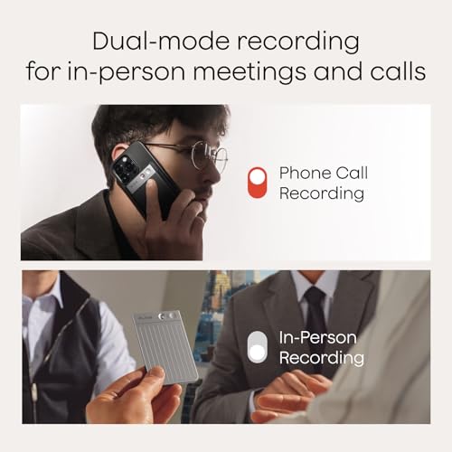 Note AI Voice Recorder Transcribe Summarize (Silver)
