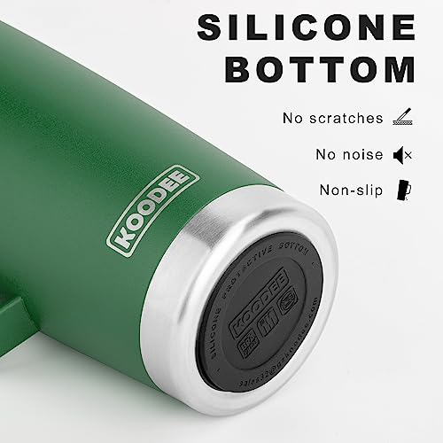 20 oz Insulated Coffee Mug with Lid and Handle (grass green-A / 20 Ounces)
