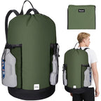 2PK 150L Laundry Bag Backpack (150L - 2PK / Green)