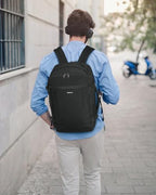 17'' Travel Backpack Airlines Approved Personal Item Carry On Bag Black (Black / 17 inch underseat)