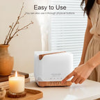 Essential Oil Diffuser Smart WiFi Humidifier 700 ml (Light Brown)