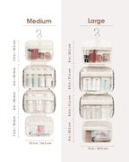 Travel Toiletry Bag for Women (Y-Leopard / Large)
