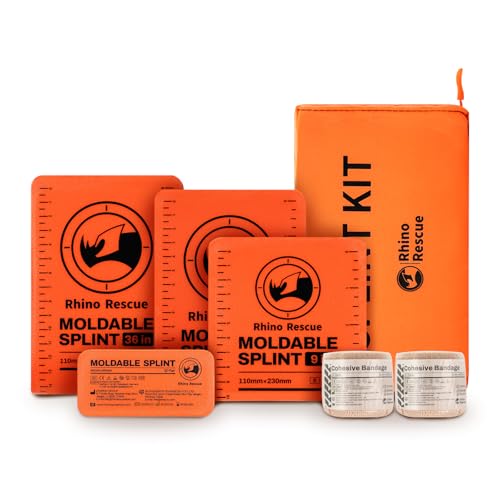 4 Size Moldable First Aid Splint Kit (Bundle Kit)