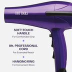 Pro Artist 1875 Watt Turbo Ceramic + Ionic Hair Dryer (Purple)