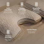 Eden Cut Out Bed Pillow for Side Sleepers (Queen / Cut-out)
