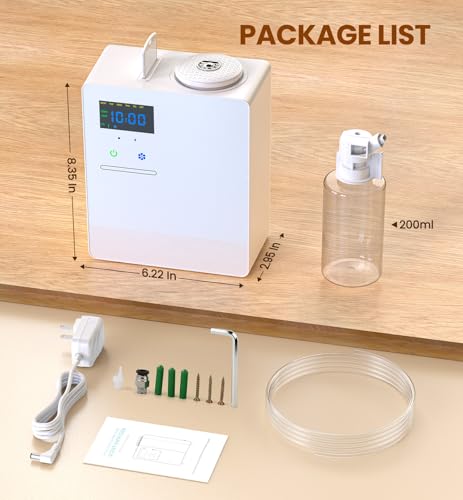 Waterless HVAC Diffuser Coverage 5000 Sq.Ft (Hvac White)