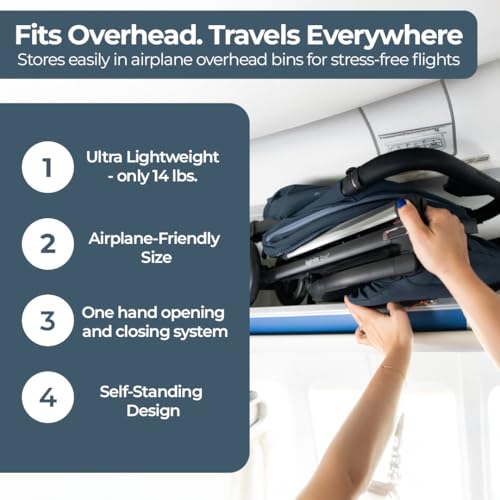 Quid³ Travel Stroller + Carry Bag & Wheel Covers (Galaxy Gray with carry bag)