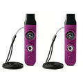 Multifunctional Survival Emergency Whistle for Kids with Compass Hiking Survival (rose purple2pcs)