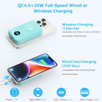 Magnetic Portable Charger 10800mAh (Green)
