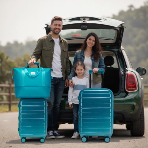 Luggage Sets 5 Piece (Turbo Teal / 5 Piece Set (20/24/28/DB/TB))