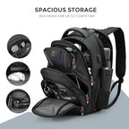 Design Men's Laptop Backpack for Women (Black/Blue)