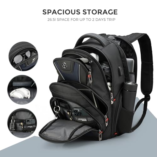 Design Men's Laptop Backpack for Women (Black/Blue)