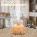 550 ML Aroma Diffiser with Essential Oils Set (Light Colour-30)