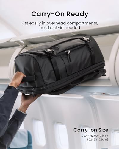 Travel Backpack 40L (Black-ripstop / 40L)