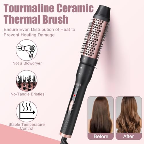 5 in 1 Curling Wand Set (Rose Gold)