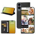 Custom Wallet Phone Case for Samsung Galaxy S25 edge (Galaxy S25 edge / Black-D)