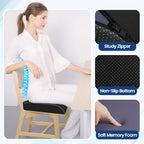 Seat Cushion Chair Pad (Black / 2X-Large)