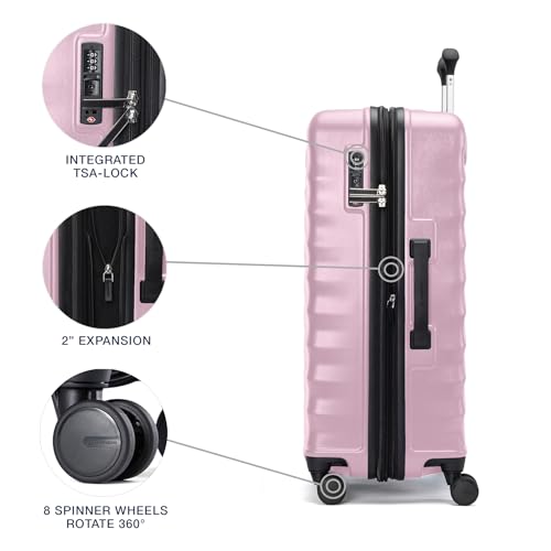 Maxlite Air V2 Hardside Expandable Checked (Checked Medium 25-Inch / Pink)