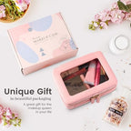 Clear Makeup Bag Organizer (Pink / Large Glam)