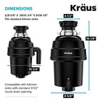 KGUW2-33MB-100-100, Bellucci Workstation 32 in. Undermount Granite Composite Single Bowl Kitchen Sink in Metallic Black with WasteGuard 1 HP Continuous Feed Garbage Disposal and Accessories (Black / 32 Inch / Sink and Garbage Disposal 1 HP)