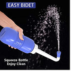 2 PCS Portable Bidet for Toilet (450ml Blue X 2pcs 【hot Sales!】)